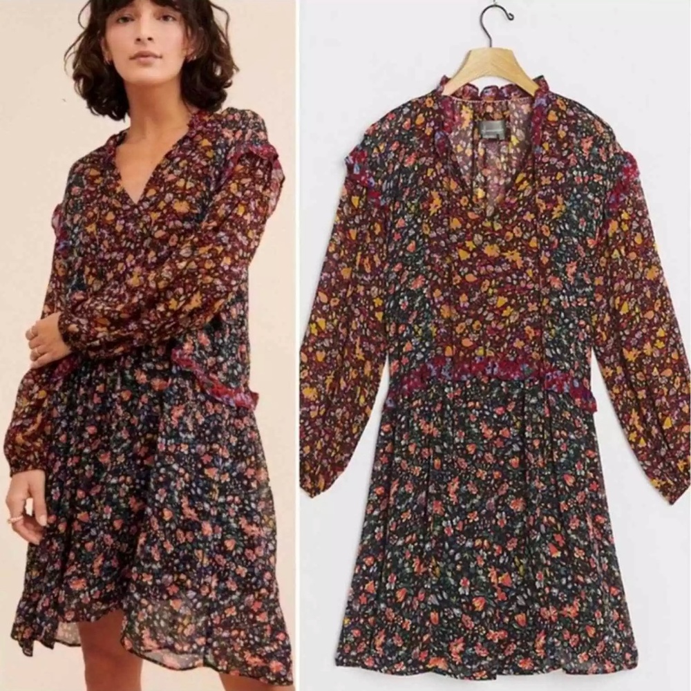 New Anthropologie  Helene Tunic Dress XS